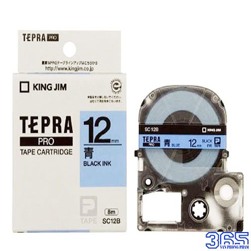 Băng mực  - Băng nhãn in Tepra Pro 12mm King Jim